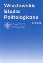 Opakowanie Wrocławskie studia politologiczne 11/2010