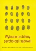 Opakowanie Wybrane problemy psychologii sądowej