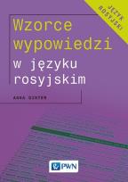 Okładka książki Wzorce wypowiedzi w języku rosyjskim