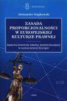 Okładka książki Zasada proporcjonalności w europejskiej kulturze prawnej
