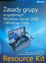 Okładka książki Zasady grupy w systemach Windows Server 2008 i Windows Vista Resource Kit + CD