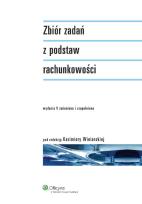 Opakowanie Zbiór zadań z podstaw rachunkowości