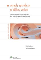 Okładka książki Zespoły sprzedaży w obliczu zmian