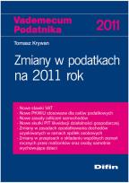 Okładka książki Zmiany w podatkach na 2011 rok