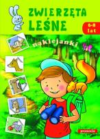 Okładka książki Zwierzęta Leśne 6-8 lat - naklejanki