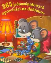 Okładka książki 365 jednominutowych opowieści na dobranoc czerwona