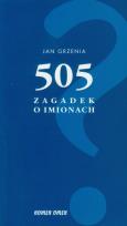 Okładka książki 505 zagadek o imionach