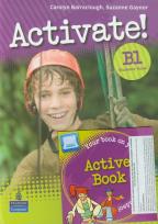 Okładka książki Activate B1 (PET) NEW SB plus Active book LONGMAN