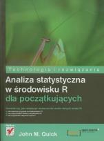 Okładka książki Analiza statystyczna w środowisku R dla początk...