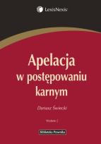 Okładka książki Apelacja w postępowaniu karnym