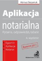 Okładka książki Aplikacja notarialna