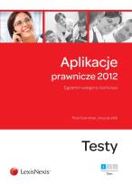 Okładka książki Aplikacje prawnicze 2012 t.1