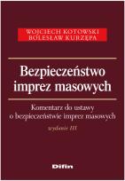 Okładka książki Bezpieczeństwo imprez masowych