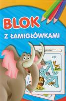 Okładka książki Blok z Łamigłówkami - Słoń