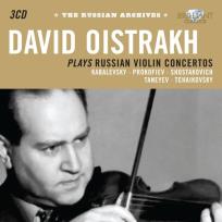 Okładka książki David Oistrakh plays Russian Violin Concertos