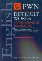 Okładka książki Difficult Words in Polish English Translation