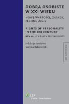 Opakowanie Dobra osobiste w XXI wieku