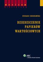 Okładka książki Dziedziczenie papierów wartościowych