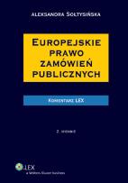 Okładka książki Europejskie prawo zamówień publicznych Komentarz