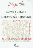Opakowanie Jawne i ukryte w literaturze i kulturze Napis XVII