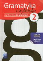 Okładka książki J.polski GIM Gramatyka i Stylistyka 2 ćw. 2012