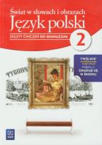 Okładka książki J.polski GIM Świat w słowach 2 ćw. wyd. 2012 WSIP