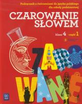 Okładka książki J.polski SP Czarowanie słowem 4 cz.1-5 podr+ćw NPP