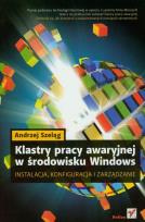 Okładka książki Klastry pracy awaryjnej w środowisku Windows.