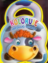 Okładka książki Koloruję według wzoru - Krowa