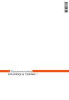Opakowanie Komunikacje w rozmowie 1