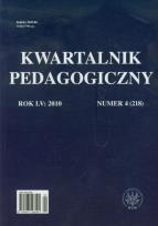 Okładka książki Kwartalnik pedagogiczny nr 4 2010