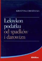 Okładka książki Leksykon podatku od spadków i darowizn