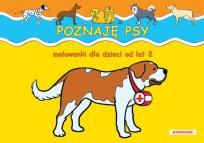 Okładka książki Malowanki - Poznaję psy  SIEDMIORÓG