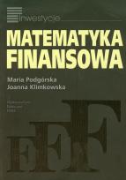 Okładka książki Matematyka finansowa