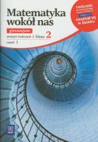 Okładka książki Matematyka GIM Wokół..2/1 ćw. wyd. 2012 WSiP