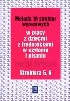 Okładka książki Metoda 18 struktur wyrazowych cz.5 i 6  WSIP