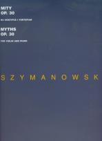 Okładka książki Mity op 30 na skrzypce i fortepian