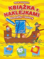 Okładka książki Moja pierwsza książka z naklejkami Kształty...