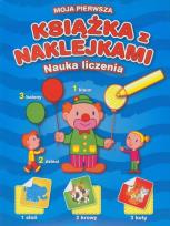 Okładka książki Moja pierwsza książka z naklejkami Nauka liczenia