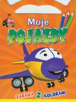 Okładka książki Moje pojazdy - pomarańczowa
