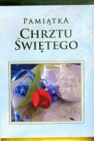 Okładka książki Pamiątka Chrztu Świętego - niebieska