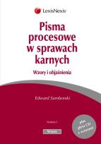 Okładka książki Pisma procesowe w sprawach karnych