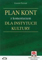 Okładka książki Plan kont z komentarzem dla instytucji kultury