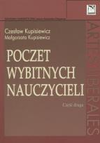 Okładka książki Poczet wybitnych nauczycieli