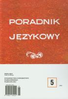 Opakowanie Poradnik językowy 5/2012