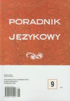 Opakowanie Poradnik językowy 9/2011