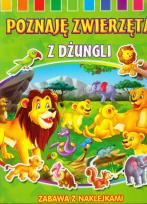 Okładka książki Poznaję zwierzęta - Z dżungli