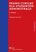 Okładka książki Prawo cywilne dla studentów administracji