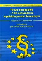 Opakowanie Prawo europejskie 5 lat doświadczeń w polskim prawie finansowym