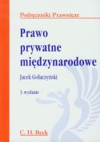 Okładka książki Prawo prywatne międzynarodowe